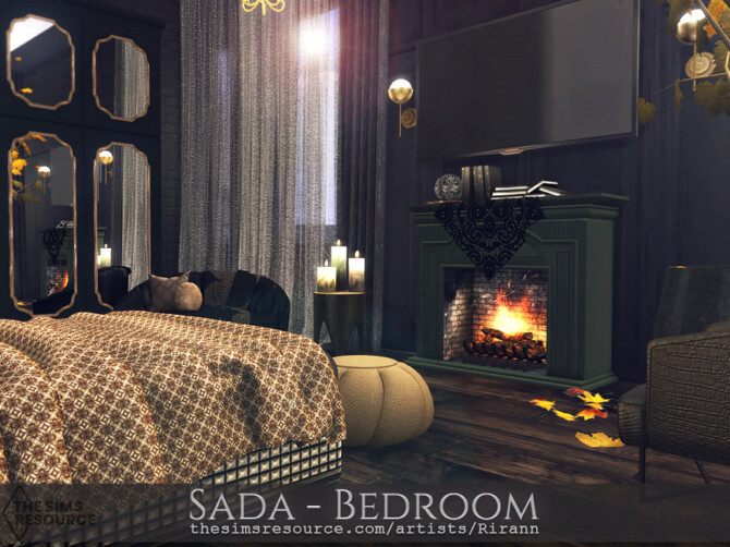 Sims 4 Sada   Bedroom by Rirann at TSR
