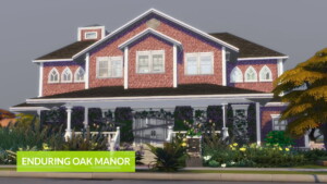 Enduring Oak Manor by Simooligan at Mod The Sims 4