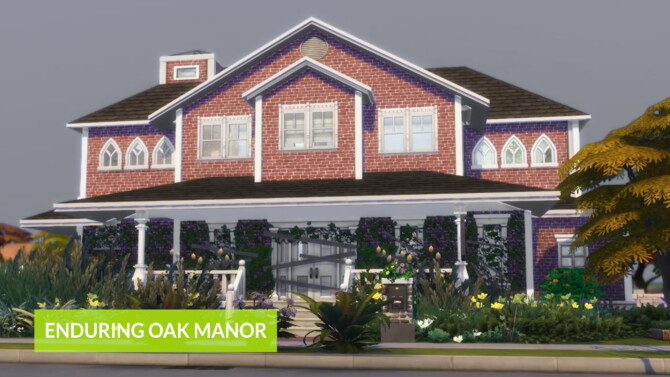 Sims 4 Enduring Oak Manor by Simooligan at Mod The Sims 4