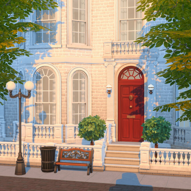 Sims 4 London Set   Exterior at FelixandreSims