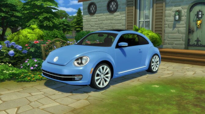 Sims 4 2018 Volkswagen Beetle Turbo at Modern Crafter CC