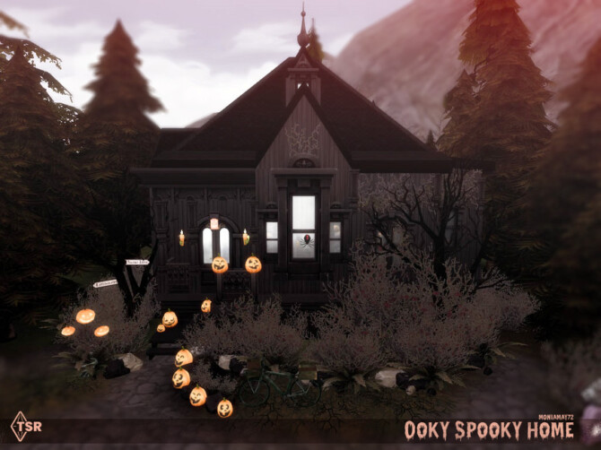 Sims 4 Ooky Spooky Home by Moniamay72 at TSR