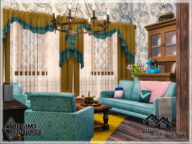 Sims 4 HILDA home by marychabb at TSR