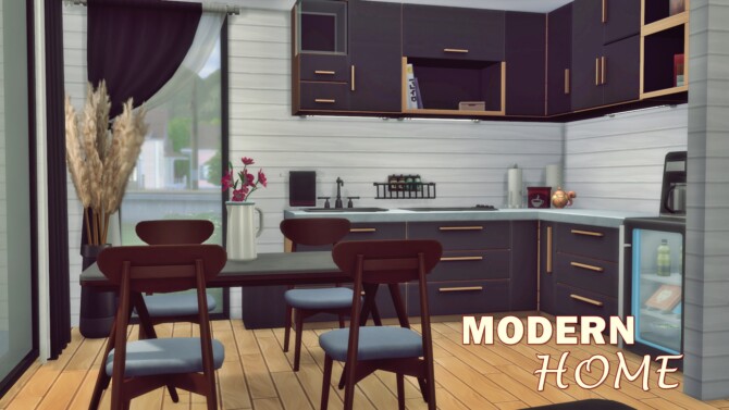 Sims 4 Modern house at Sims by Mulena