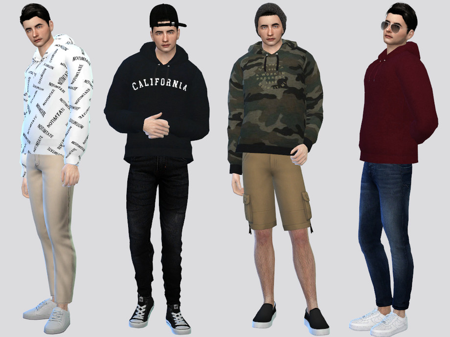 Press Hoodie Jacket by McLayneSims at TSR » Sims 4 Updates