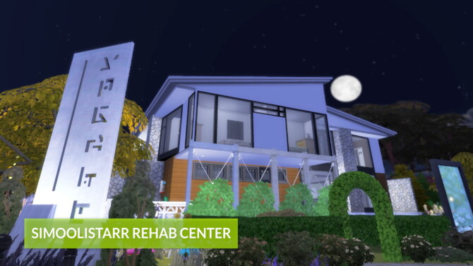 Sims 4 SimooliStarr Rehab Center by Simooligan at Mod The Sims 4