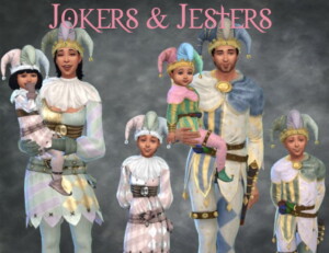 TSM Joker & Jester Outfits updated and improved at Medieval Sim Tailor