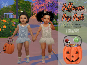 Halloween Pose Pack And Pumpkin Bucket For Toddlers at Giulietta