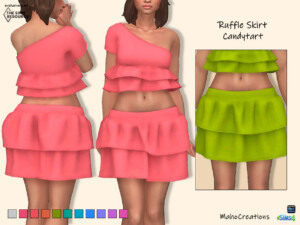 Ruffle Skirt Candytart by MahoCreations at TSR