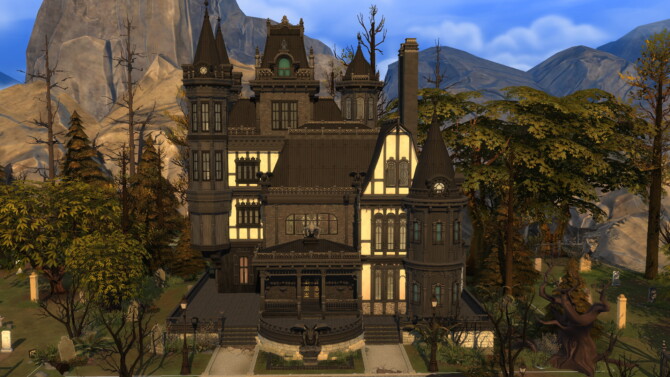 Sims 4 Vladislaus Manor Reno by plumbobkingdom at TSR
