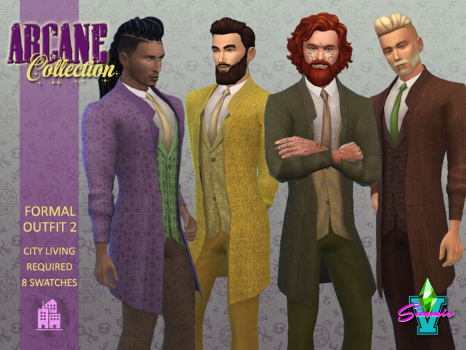 Sims 4 Arcane Formal Outfit 2 by SimmieV at TSR