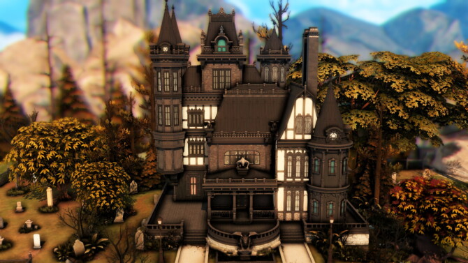 Sims 4 Vladislaus Manor Reno by plumbobkingdom at TSR