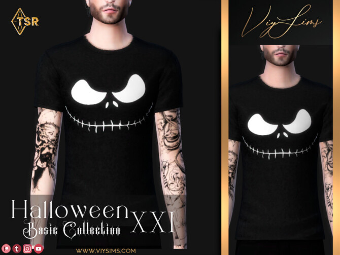 Sims 4 Featured Artist Halloween XXI [BC] Top Male [V.4] by Viy Sims at TSR