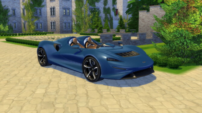 Sims 4 2021 McLaren Elva at LorySims