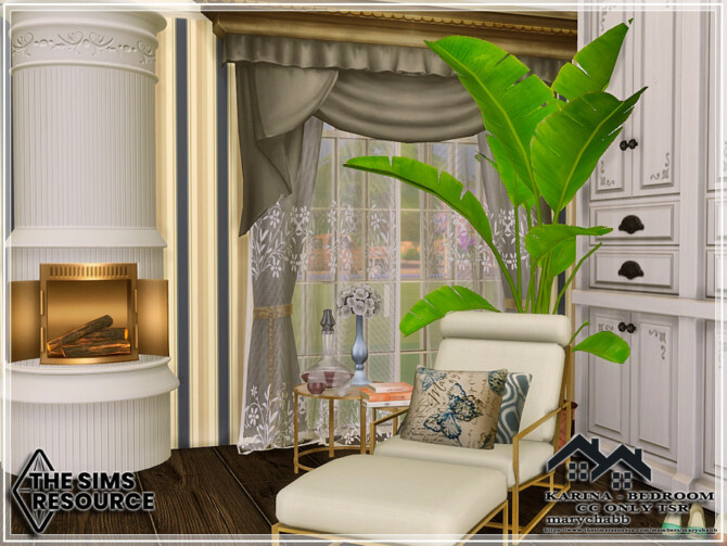 Sims 4 KARINA Bedroom by marychabb at TSR