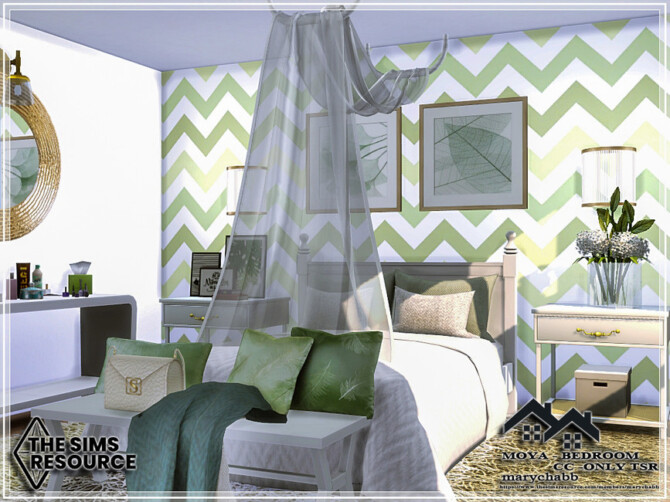 Sims 4 MOYA   Bedroom by marychabb at TSR