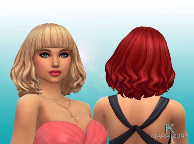 Sims 4 Marina Hairstyle at My Stuff Origin