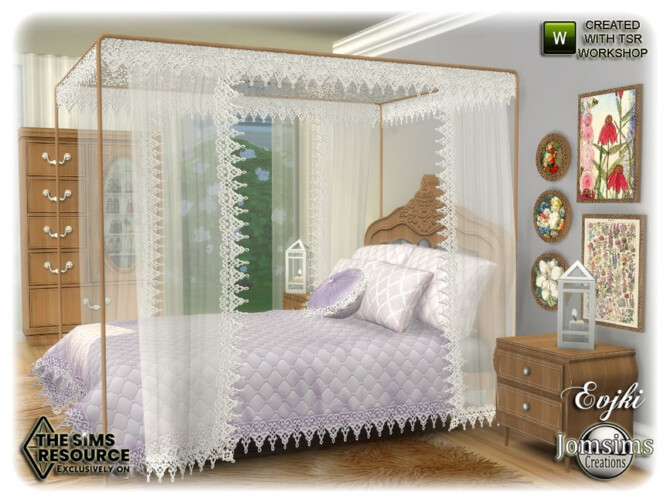 Sims 4 Evjki bedroom by jomsims at TSR