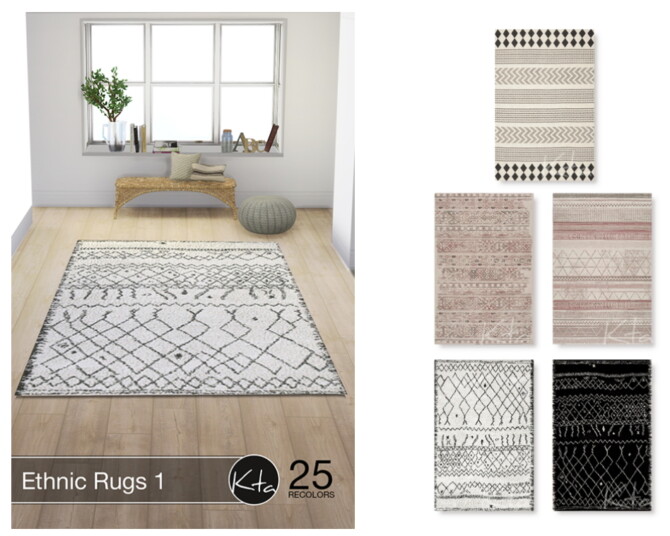 Sims 4 Ethnic Rugs 1 at Ktasims