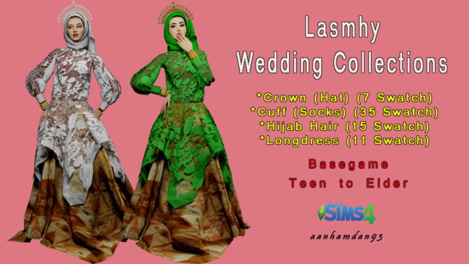 Sims 4 Lasmhy Wedding Collections at Aan Hamdan Simmer93