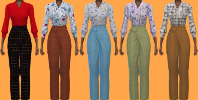 Sims 4 Basegame Outfit 1 Recolors at Annett’s Sims 4 Welt
