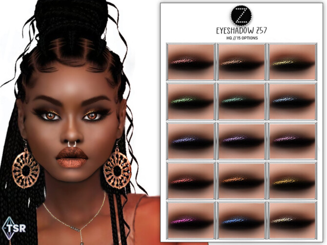 Sims 4 EYESHADOW Z57 by ZENX at TSR