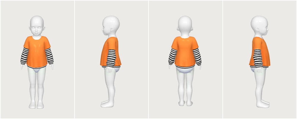 Layered sweatshirt at Casteru » Sims 4 Updates