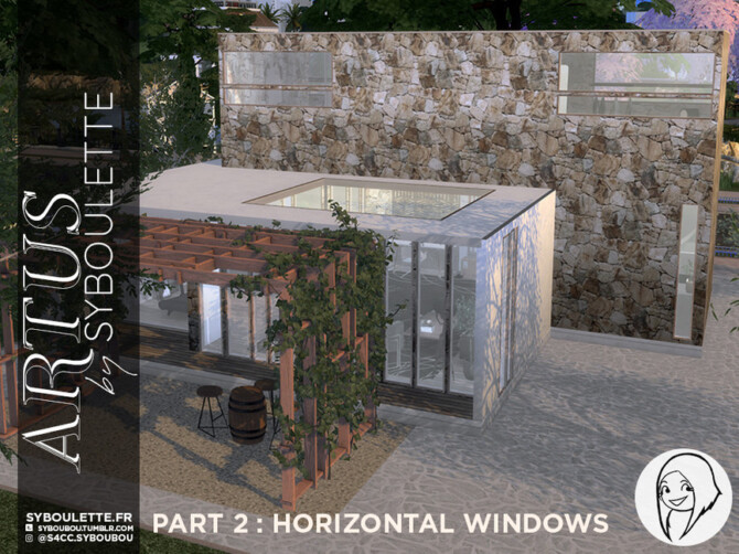 Sims 4 Artus Part 2   Horizontal windows by Syboubou at TSR