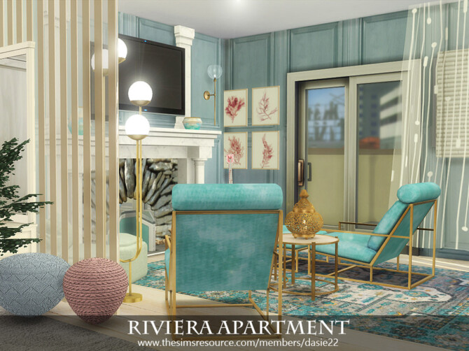 Sims 4 Riviera Apartment by dasie2 at TSR