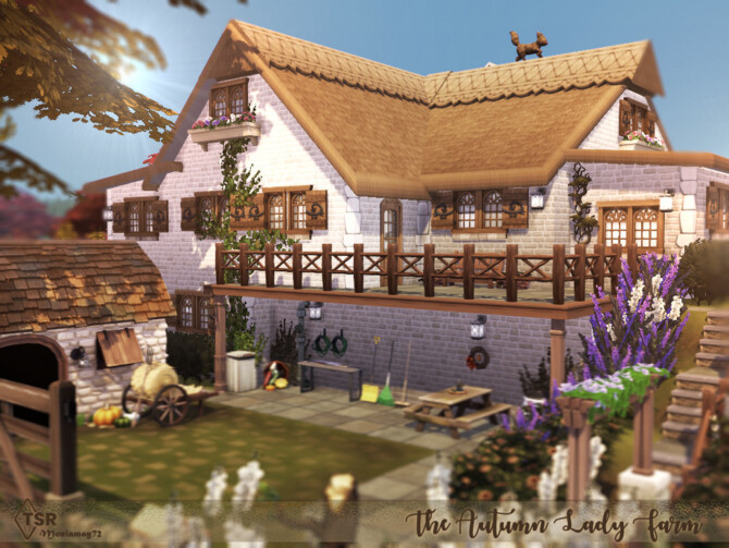 Sims 4 The Autumn Lady Farm by Moniamay72 at TSR
