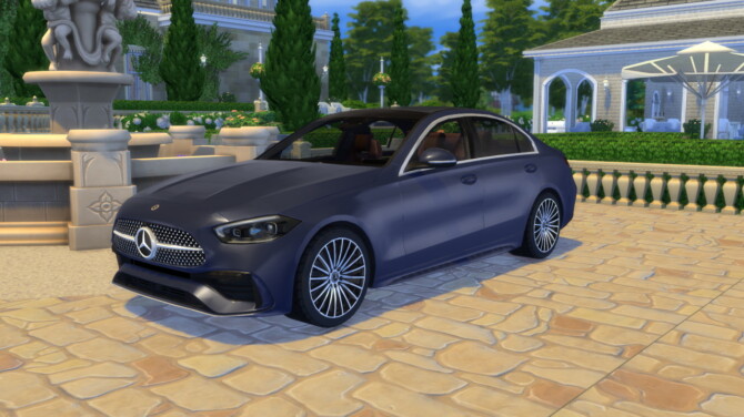 Sims 4 2022 Mercedes Benz C Class at LorySims