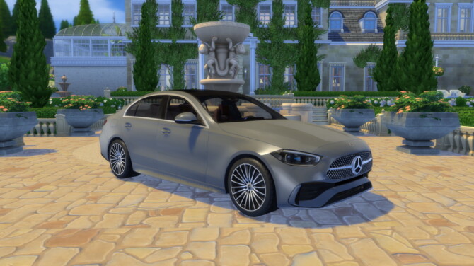 Sims 4 2022 Mercedes Benz C Class at LorySims