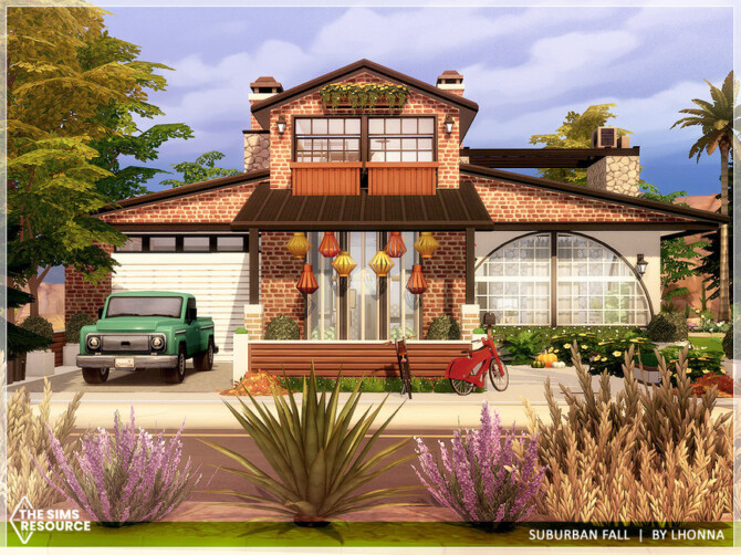 Sims 4 Suburban Fall by Lhonna at TSR