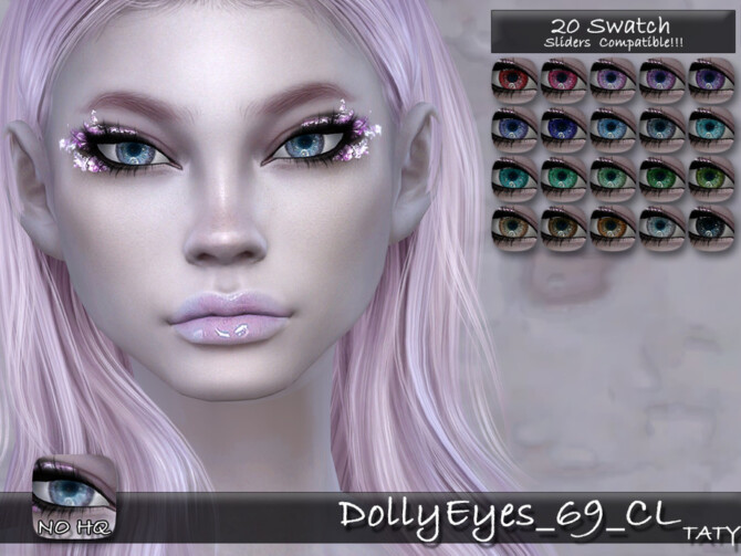 Sims 4 Dolly Eyes 69 by tatygagg at TSR