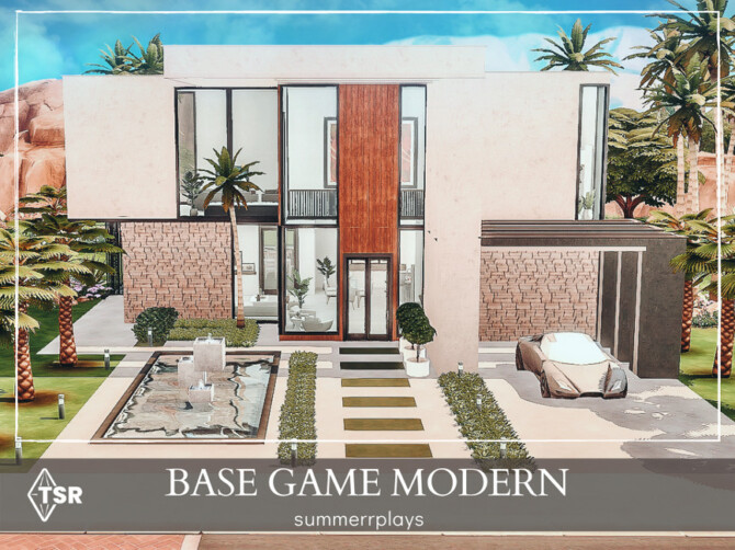 Sims 4 Base Game Modern by Summerr Plays at TSR