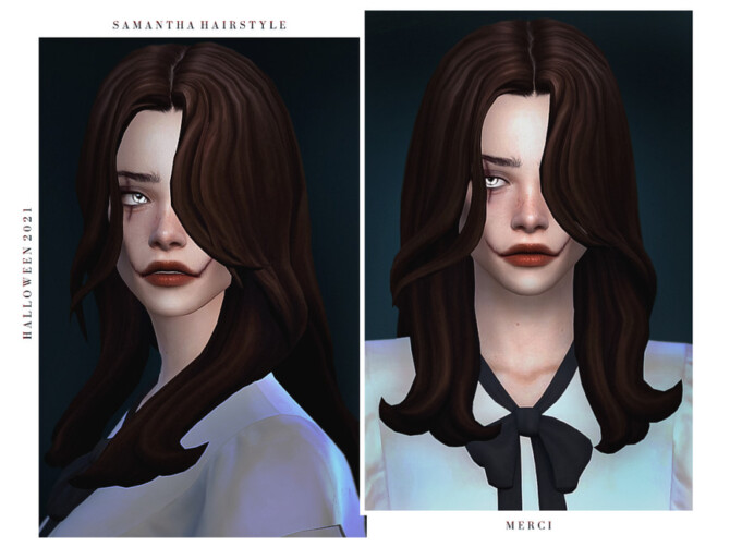 Sims 4 Samantha Hairstyle by  Merci  at TSR