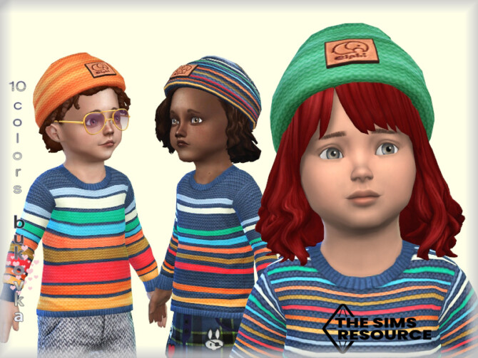 Sims 4 Hat Strips by bukovka at TSR