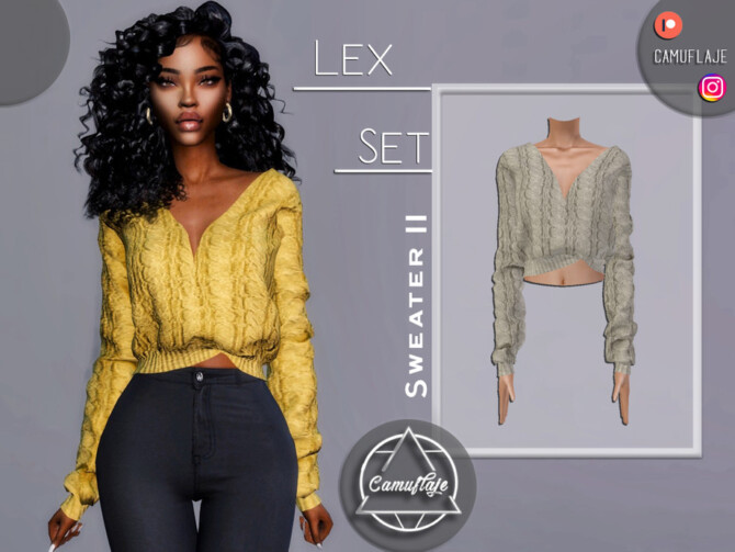 Sims 4 Lex Sweaters II by Camuflaje at TSR