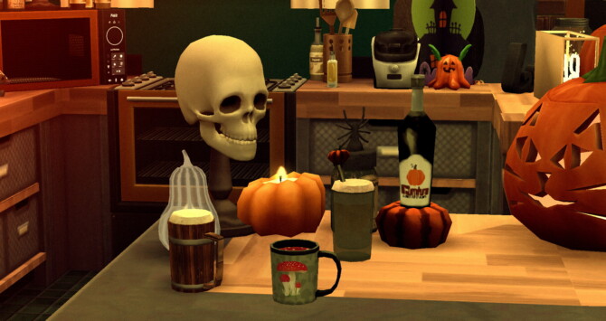 Sims 4 Halloween 3 New Custom Drinks by RobinKLocksley at Mod The Sims 4