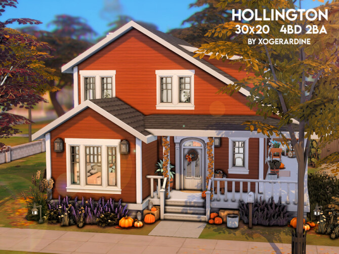 Sims 4 Hollington House by xogerardine at TSR