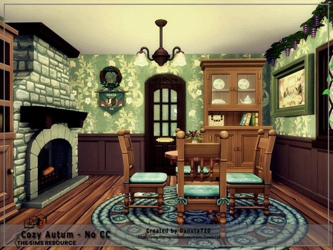 Sims 4 Cozy Autum House by Danuta720 at TSR