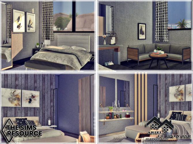 Sims 4 ARIELA House by marychabb at TSR