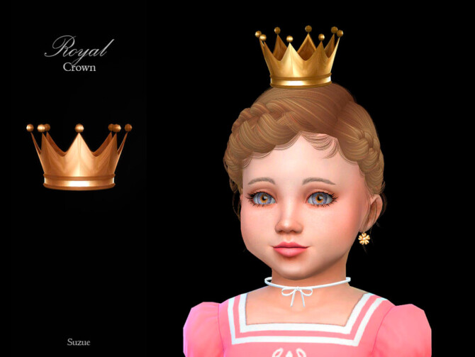 Sims 4 Royal Crown Toddler by Suzue at TSR