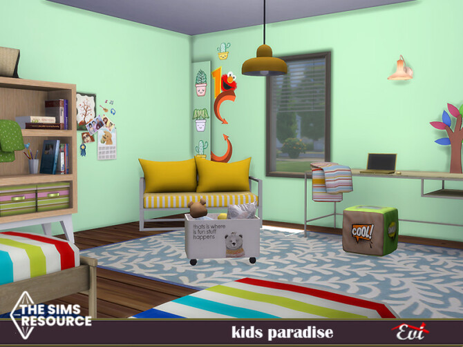 Sims 4 Kids paradise bedroom by evi at TSR