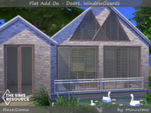 Flat AddOn – Doors and Window Guards by Mincsims at TSR