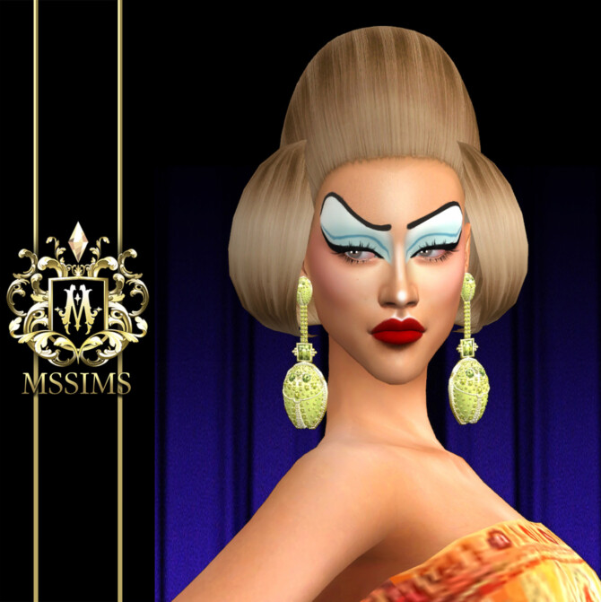 Sims 4 HAUTE COUTURE SPRING 2004 SET at MSSIMS