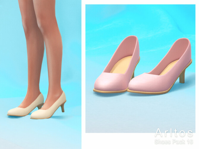 Sims 4 Elegant shoes 16 by Arltos at TSR