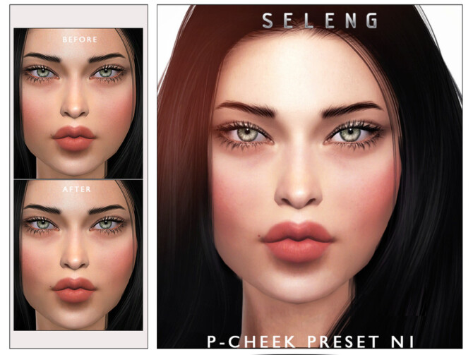 Sims 4 P Cheek preset N1 by Seleng at TSR