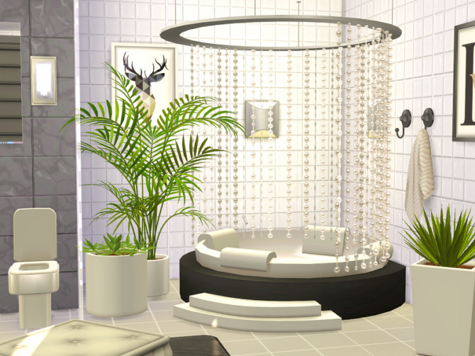 Sims 4 Modern Bathroom by Flubs79 at TSR