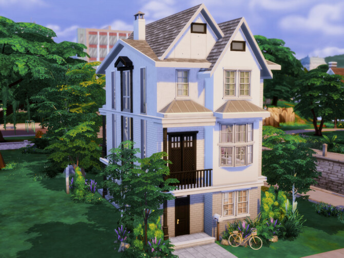 Sims 4 Modern Townhouse 1 by GenkaiHaretsu at TSR
